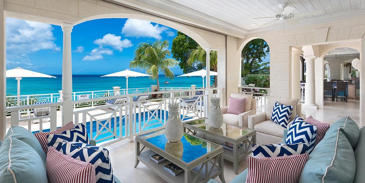 Beachfront villas in Barbados for rent