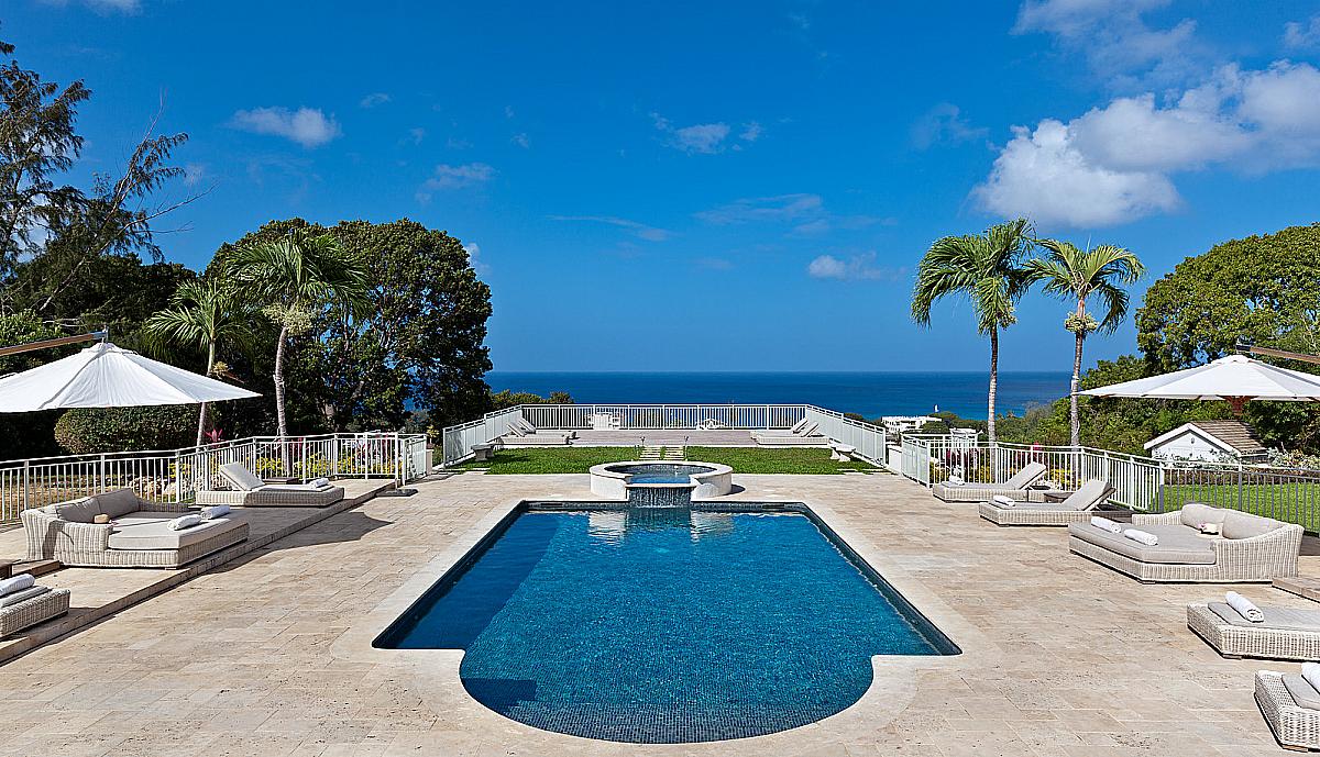 High Breeze-views over pool to sea Barbados villas for July and August 2020