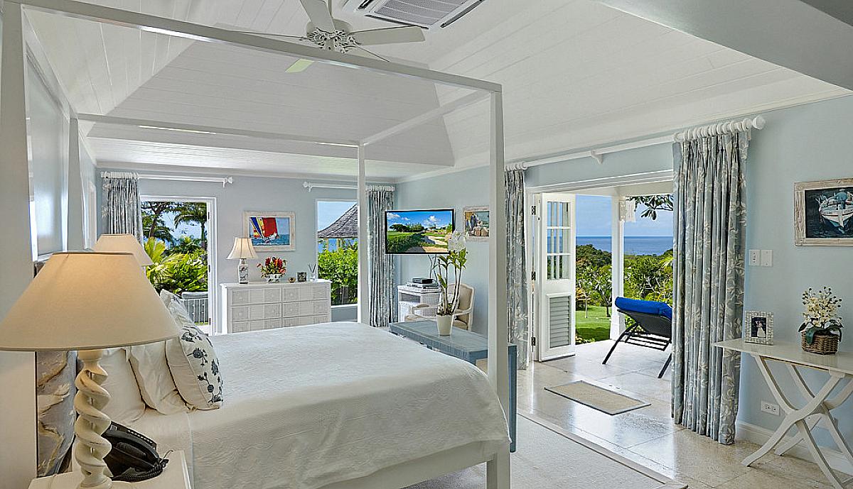 Point of View-bedroom with sea view Barbados villas with a view